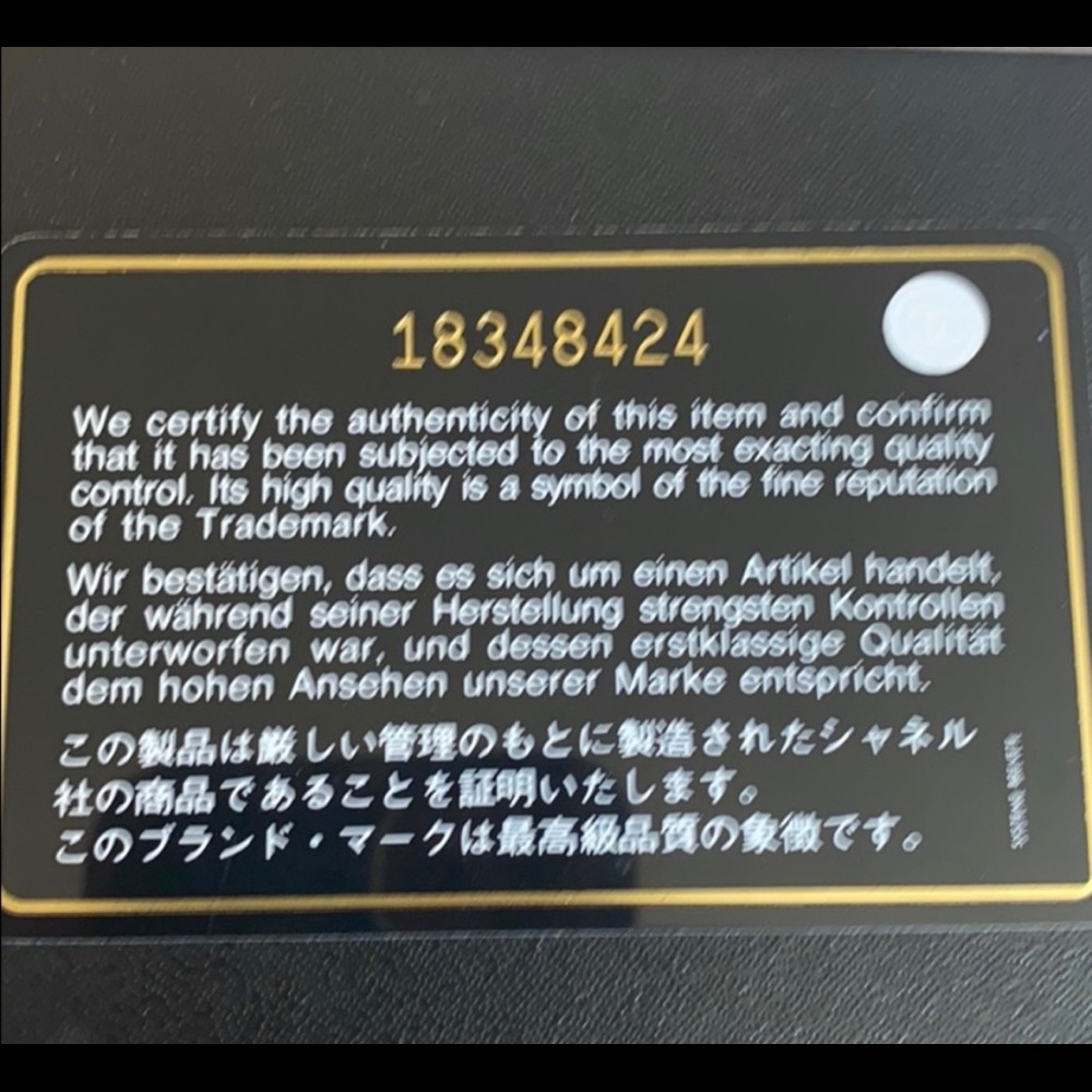 Chanel French wallet quilted Caviar leather - Picture 11 of 13